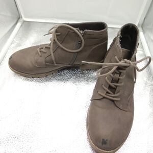Shimmer by EDL‎ women's ankle lace up side zip boots 8M